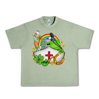 Oil Green nurse  st patricks Urban Heavy Tee - AdoDesignShop