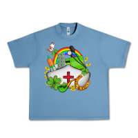 Pebble Blue nurse  st patricks Urban Heavy Tee - AdoDesignShop