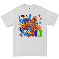 Dove Grey Be a kind sole Autism afro girl sneakers Premium Tee - RanaPortraitStore