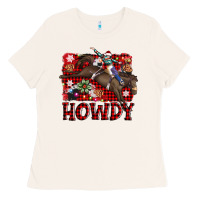 Bone rodeo christmas howdy Ladies Tee - AdoDesignShop