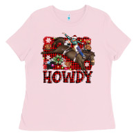 Rodeo Christmas Howdy Ladies Tee | Teevron