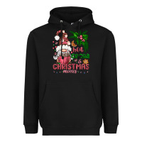 Black Pink Christmas hot cocoa and christmas movies Heavyweight Hoodie - NancyCooperArtShop