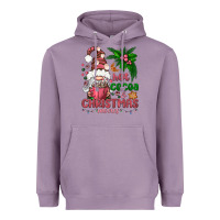 Lavender Pink Christmas hot cocoa and christmas movies Heavyweight Hoodie - NancyCooperArtShop