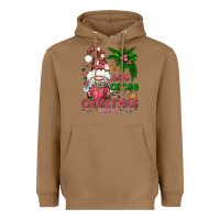 Toasted Coconut Pink Christmas hot cocoa and christmas movies Heavyweight Hoodie - NancyCooperArtShop