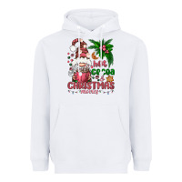 White Pink Christmas hot cocoa and christmas movies Heavyweight Hoodie - NancyCooperArtShop