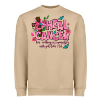 Mushroom heal cancer Heavyweight Sweatshirt - AdoDesignShop