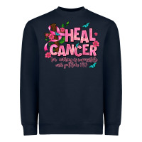 Navy heal cancer Heavyweight Sweatshirt - AdoDesignShop