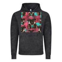 Vintage Black black sheep seamless pattern Vintage Hoodie - HRA Design Shop