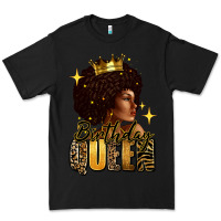 Black Birthday queen afro girl Premium Tee - RanaPortraitStore