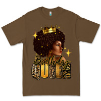 Cacao Birthday queen afro girl Premium Tee - RanaPortraitStore