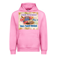 Fuchsia Pink read book Urban Hoodie - TumblerDesignByShophia