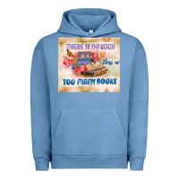 Pigment Pebble Blue read book Urban Hoodie - TumblerDesignByShophia