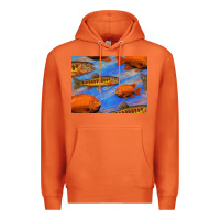 Carrot California Golden Trout Garibaldi Fish Background Premium Hoodie - Bettercallsaul