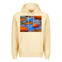 Pina Colada California Golden Trout Garibaldi Fish Background Premium Hoodie - Bettercallsaul