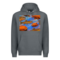 Rock California Golden Trout Garibaldi Fish Background Premium Hoodie - Bettercallsaul