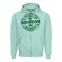 Seafoam prone to shenanigans and malarkey Zipper Hoodie - MaliasSmallBusiness