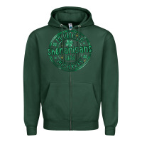 Sports Green prone to shenanigans and malarkey Zipper Hoodie - MaliasSmallBusiness