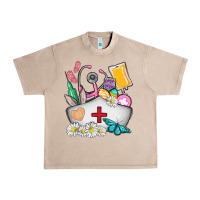 French Oak nurse  easter Urban Heavy Tee - AdoDesignShop