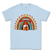Dusty Blue firefighter gnomes rainbow Classic Tee - Artiststas