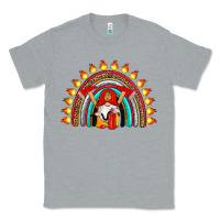 Heather Grey firefighter gnomes rainbow Classic Tee - Artiststas