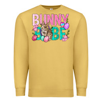 Antique Gold Bunny Babe Easter Premium Sweatshirt - BundleAndBundleShop