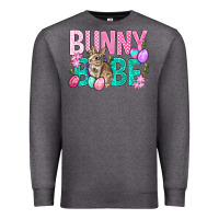 Charcoal Heather Bunny Babe Easter Premium Sweatshirt - BundleAndBundleShop