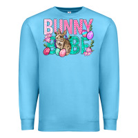 Ocean Blue Bunny Babe Easter Premium Sweatshirt - BundleAndBundleShop