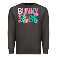 Smoke Bunny Babe Easter Premium Sweatshirt - BundleAndBundleShop