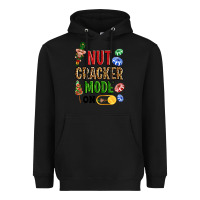 Black Nutcracker mode on Heavyweight Hoodie - NancyCooperArtShop