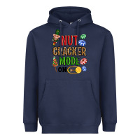 Navy Nutcracker mode on Heavyweight Hoodie - NancyCooperArtShop