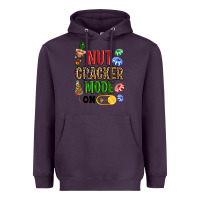 Plum Nutcracker mode on Heavyweight Hoodie - NancyCooperArtShop