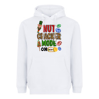 White Nutcracker mode on Heavyweight Hoodie - NancyCooperArtShop