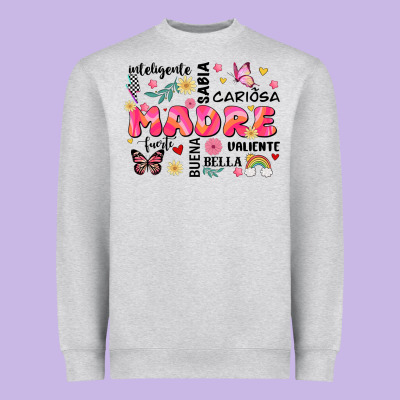 Ella Es Mama Heavyweight Sweatshirt Designed By Jahusdesignshop