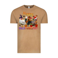 Vintage Camel Happy Hallothanksmas Chick Vintage Tee - BundleAndBundleShop