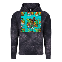 Cloud Black salty vibes seamless pattern Vintage Hoodie - HRA Design Shop