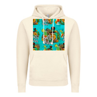 Vintage Artic salty vibes seamless pattern Vintage Hoodie - HRA Design Shop