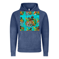 Salty Vibes Seamless Pattern Vintage Hoodie | Teevron