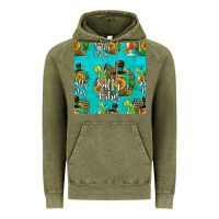 Vintage Olive salty vibes seamless pattern Vintage Hoodie - HRA Design Shop