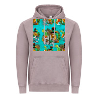 Vintage Zinc salty vibes seamless pattern Vintage Hoodie - HRA Design Shop