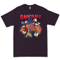 Plum Baseball life afro girl sneakers Premium Tee - RanaPortraitStore