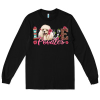 Black love poodles Long Sleeve Tee - Artiststas