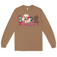 Toasted Coconut love poodles Long Sleeve Tee - Artiststas