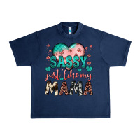 Navy sassy just like my mama Urban Heavy Tee - JahusDesignShop