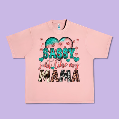 Sassy Just Like My Mama Urban Heavy Tee Designed By Jahusdesignshop