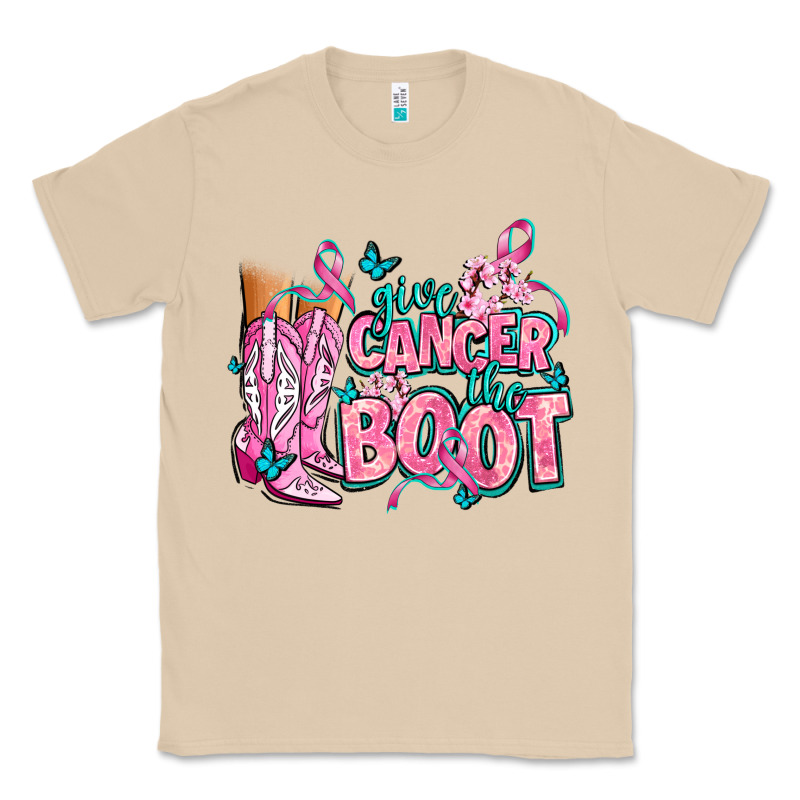Give The Cancer Boot Classic Tee by AdoDesignShop | Teevron
