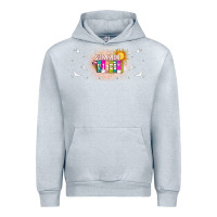 Heather Grey summer vibes with birds Urban Hoodie - TumblerDesignByShophia