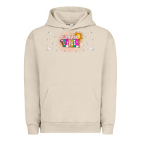 Pigment French Oak summer vibes with birds Urban Hoodie - TumblerDesignByShophia