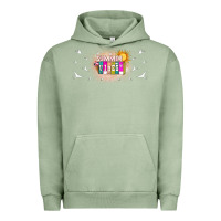 Pigment Oil Green summer vibes with birds Urban Hoodie - TumblerDesignByShophia