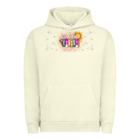 Pigment Pistachio summer vibes with birds Urban Hoodie - TumblerDesignByShophia
