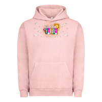 Pigment Salmon summer vibes with birds Urban Hoodie - TumblerDesignByShophia